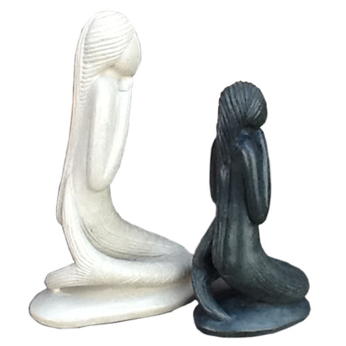 Soapstone Mermaid Sculptures