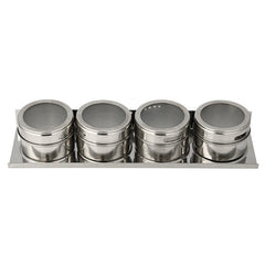 4pcs/set Condiment bottles Stainless Steel