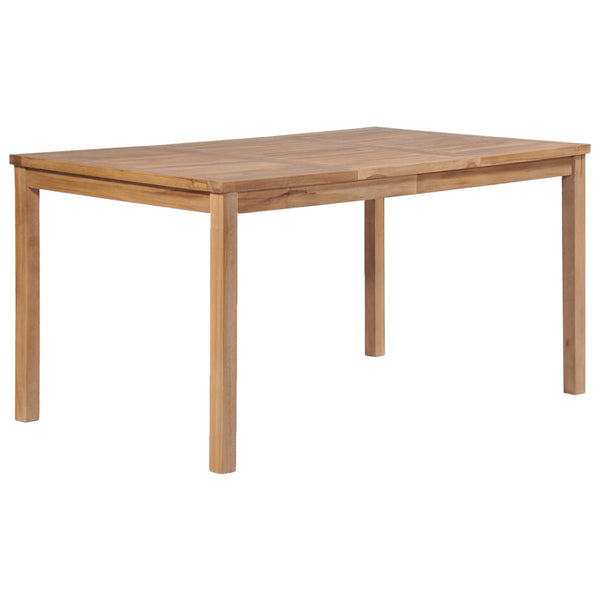 Garden Dining Table 47.2"x27.5"x30.3" Solid Teak Wood