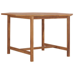 Garden Table 47.2"x29.9" Solid Teak Wood
