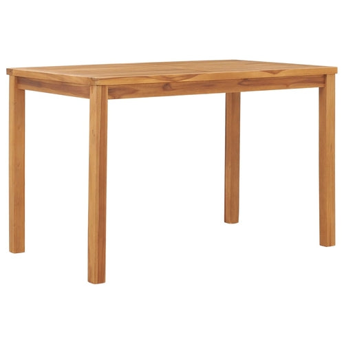 Garden Dining Table 47.2"x27.5"x30.3" Solid Teak Wood