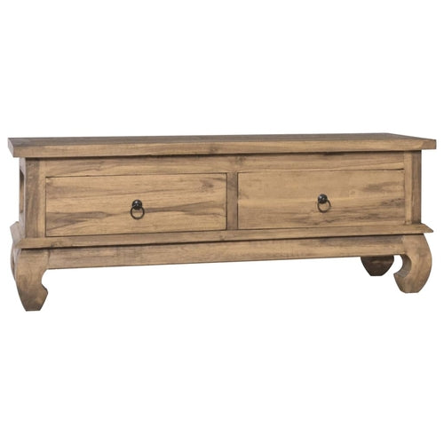 TV Cabinet 43.3"x13.8"x15.7" Reclaimed Teak Wood