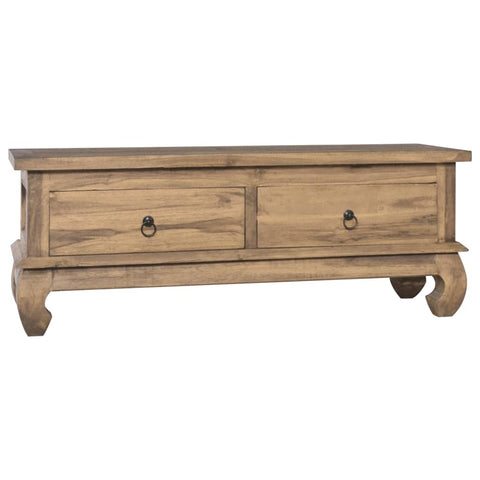 TV Cabinet 43.3"x13.8"x15.7" Reclaimed Teak Wood