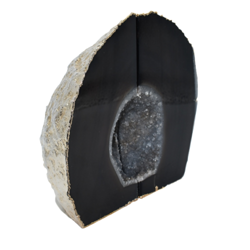 Agate Bookend Gold Electroplated Premium Quality