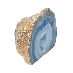 Agate Bookend Gold Electroplated Premium Quality
