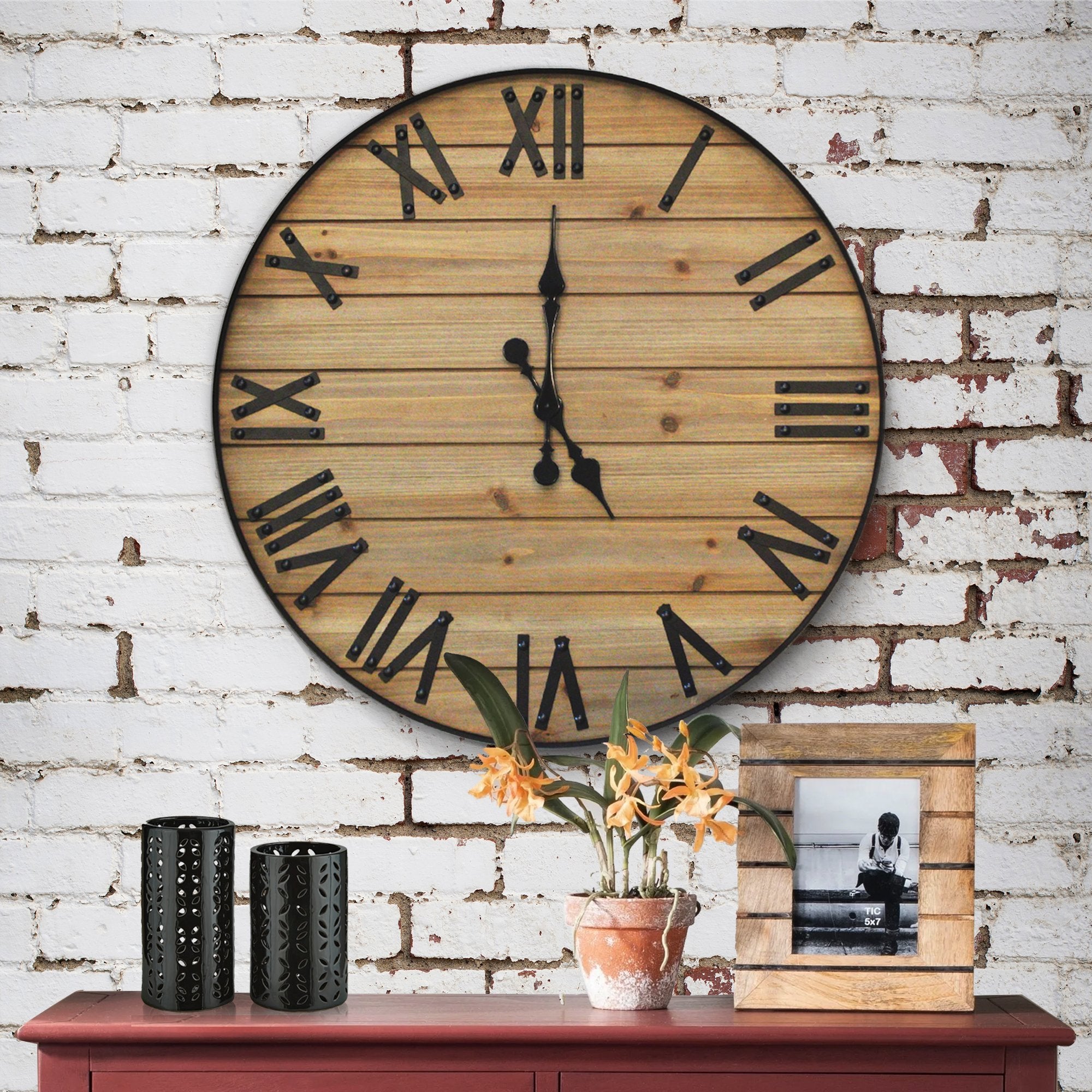 Rustic Clock, 24"