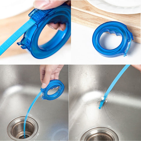 Sink Cleaning Hook Bathroom Floor Drain Sewer