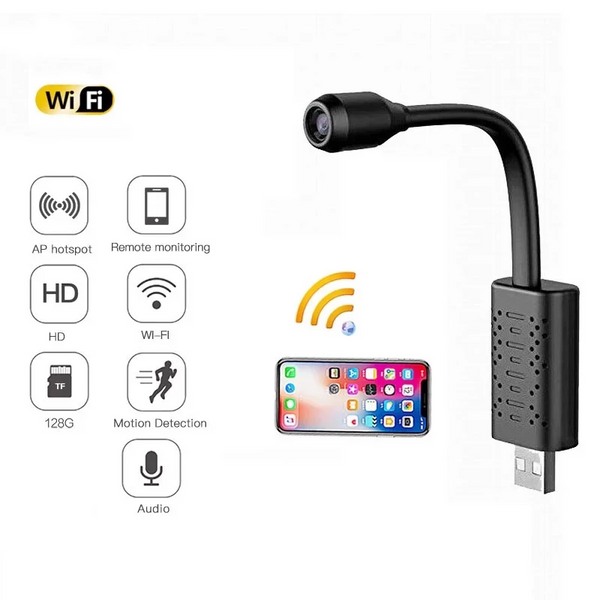 Wifi Mini DIY Camera USB 1080P Camera Motion Detect Home Security