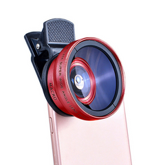 2 IN 1 Lens Universal Clip 37mm Mobile Phone Lens