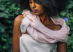 Gauze Linen Two Tone Scarf