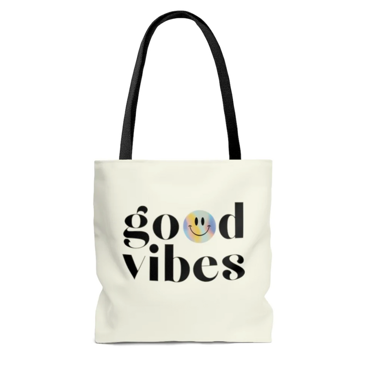 Good Vibes Beach Shopper Tote Bag Medium