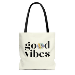 Good Vibes Beach Shopper Tote Bag Medium