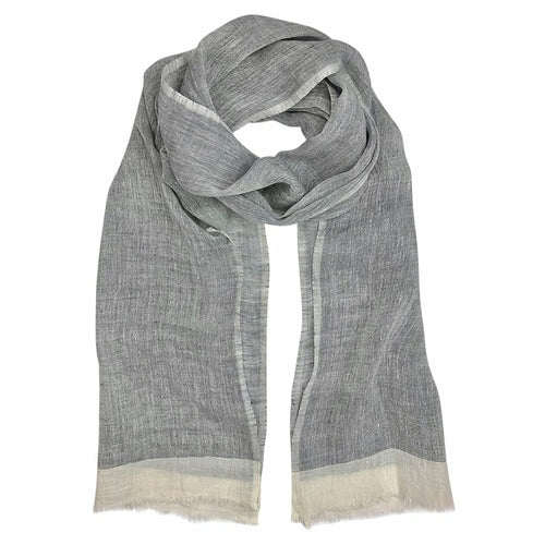 Gauze Linen Two Tone Scarf