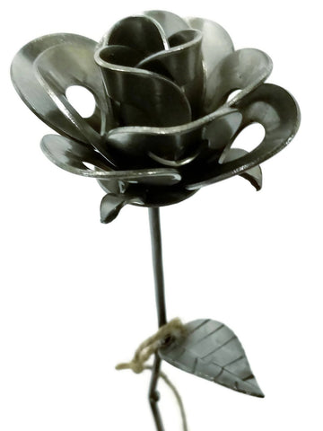 Original Immortal Rose, Recycled Metal Rose, Steel Rose Sculpture,